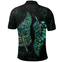Polynesian Pride Apparel New Zealand Silver Fern Couple Polo Shirt Paua Shell - Polynesian Pride