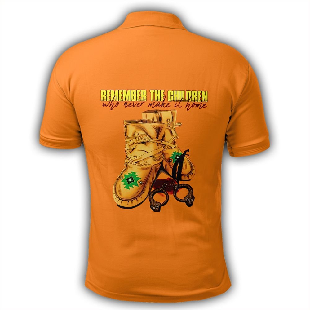 Polynesian Pride Apparel Orange Shirt Day Polo Shirt Every Child Matters Never Make It Home Polo Shirt - Polynesian Pride