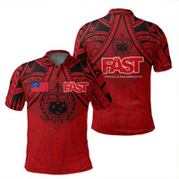 Polynesian Pride Apparel Samoan Polo Shirt Samoa FAST Polo Shirt - Polynesian Pride