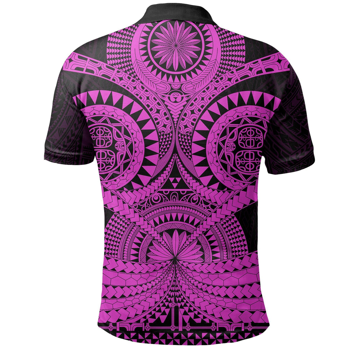 Polynesian Pride Apparel Polynesian Tattoo Polo Shirt Purple 2 - Polynesian Pride