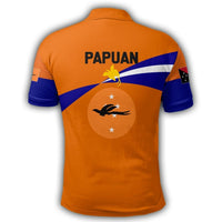 Polynesian Pride Apparel New Ireland Polo Shirt PNG Flag Style - Polynesian Pride