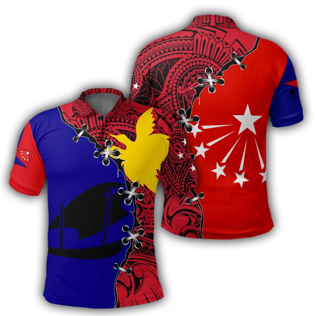 Polynesian Pride Apparel Central Province Polo Shirt PNG Suture Style - Polynesian Pride