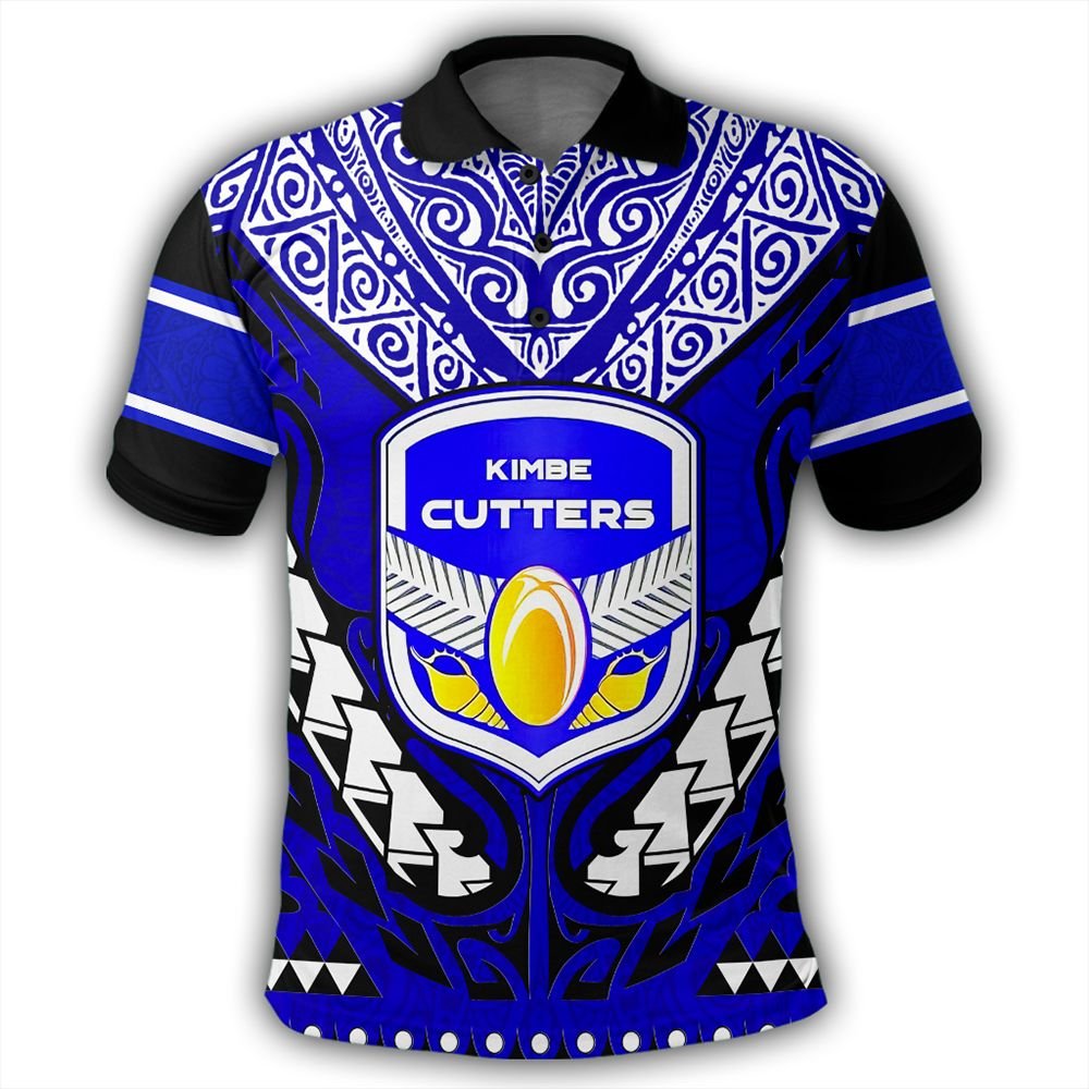 Polynesian Pride Apparel Polo Shirt Kimbe Cutters Polo Shirt Papuan Unisex Blue - Polynesian Pride
