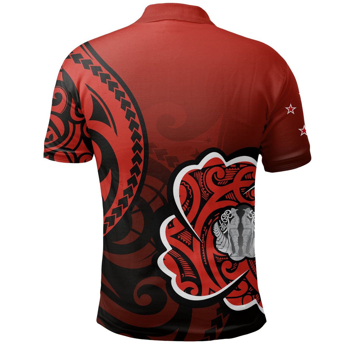 Polynesian Pride Apparel Lest We Forget Polo Shirt, Maori Poppy Flowers Golf Shirt - Polynesian Pride
