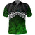 Polynesian Pride Apparel New Zealand Maori Polo Shirt, Poutama Silver Fern Golf Shirt Unisex Green - Polynesian Pride