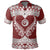 Polynesian Pride Apparel Aotearoa Polo Shirt Koru Heart Red Unisex Red - Polynesian Pride