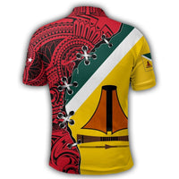 Polynesian Pride Apparel Jiwaka Polo Shirt PNG Suture Style - Polynesian Pride