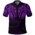 Polynesian Pride Apparel New Zealand Polo Shirt, Maori Tattoo Wolf Dragon Golf Purple Unisex Purple - Polynesian Pride