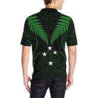 Polynesian Pride Apparel Silver Fern Polo Shirt Lost In Forest Green - Polynesian Pride