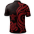 Polynesian Pride Apparel Pohnpei Polynesian Polo Shirt Red Tentacle Turtle - Polynesian Pride