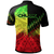 Polynesian Pride Apparel Chuuk Polo Shirt Reggae Color Symmetry Style Unisex Black - Polynesian Pride