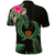 Polynesian Pride Apparel Pohnpei Micronesia Gold Polo Shirt Tropical Flowers - Polynesian Pride