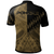 Polynesian Pride Apparel Pohnpei Polo Shirt Gold Color Symmetry Style - Polynesian Pride