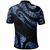 Polynesian Pride Apparel Pohnpei Micronesia Polo Shirt Polynesian Tattoo Blue Version - Polynesian Pride