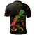 Polynesian Pride Apparel Pohnpei Polynesian Polo Shirt Turtle With Blooming Hibiscus Reggae - Polynesian Pride