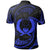 Polynesian Pride Apparel Pohnpei Micronesia Polo Shirt Blue Tribal Wave - Polynesian Pride