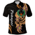 Polynesian Pride Apparel Pohnpei Simple Polo Shirt Tropical Flowers Unisex Black - Polynesian Pride