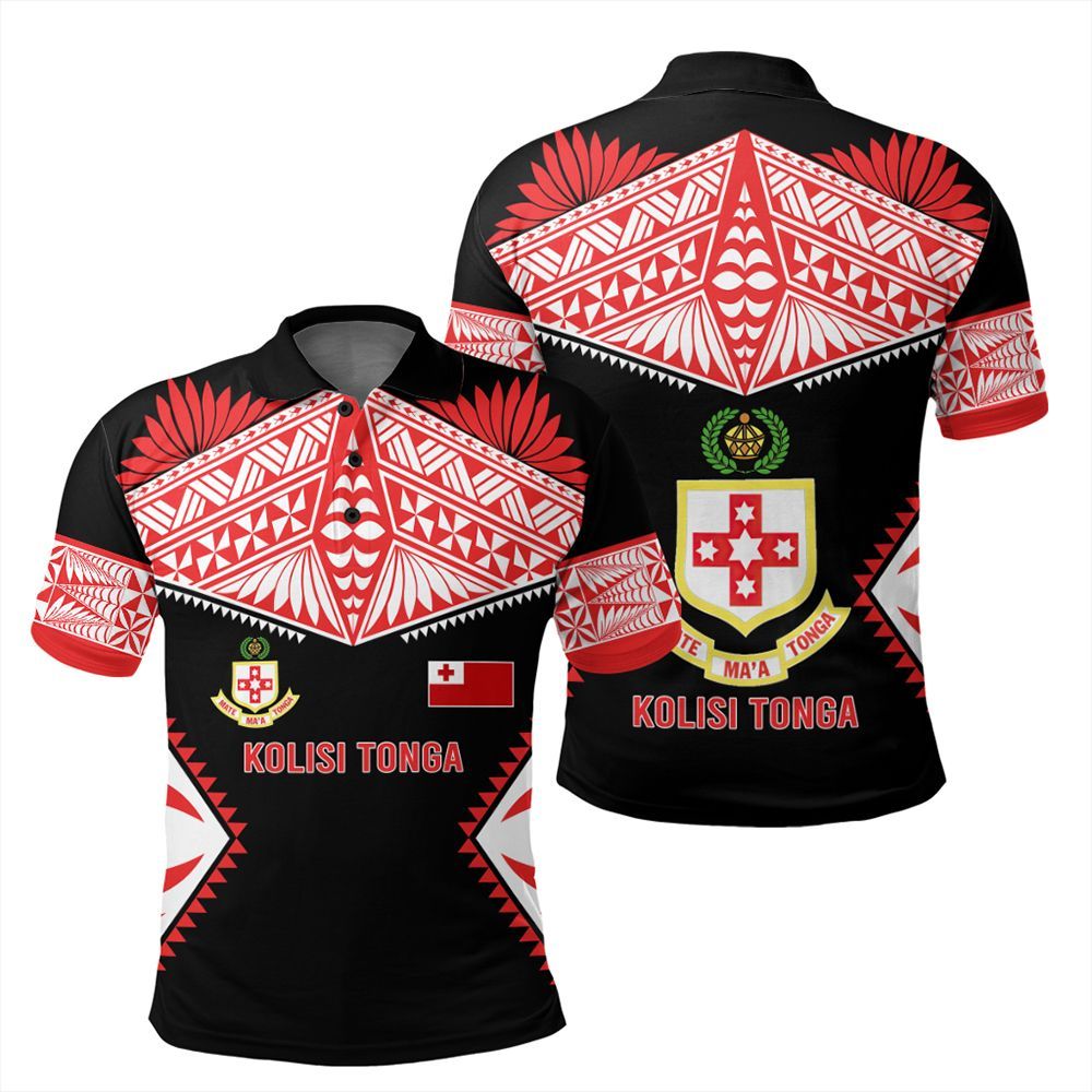 Polynesian Pride Apparel Tonga Polo Shirt Tongan Kolisi Tonga Polo Shirt - Polynesian Pride