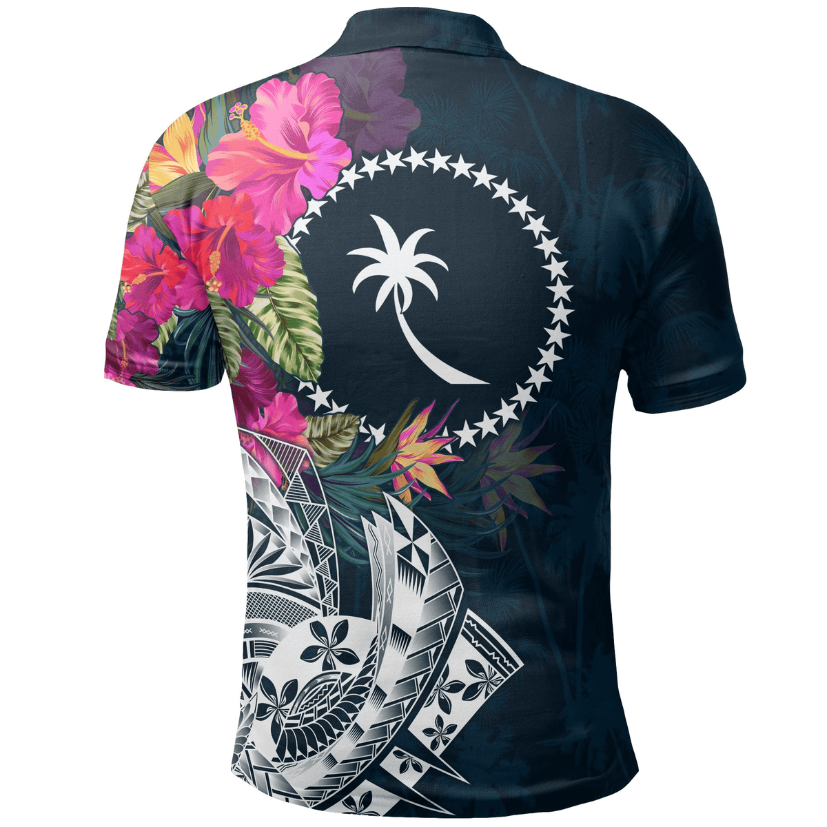 Polynesian Pride Apparel Chuuk Polo Shirt Chuuk Summer Vibes - Polynesian Pride
