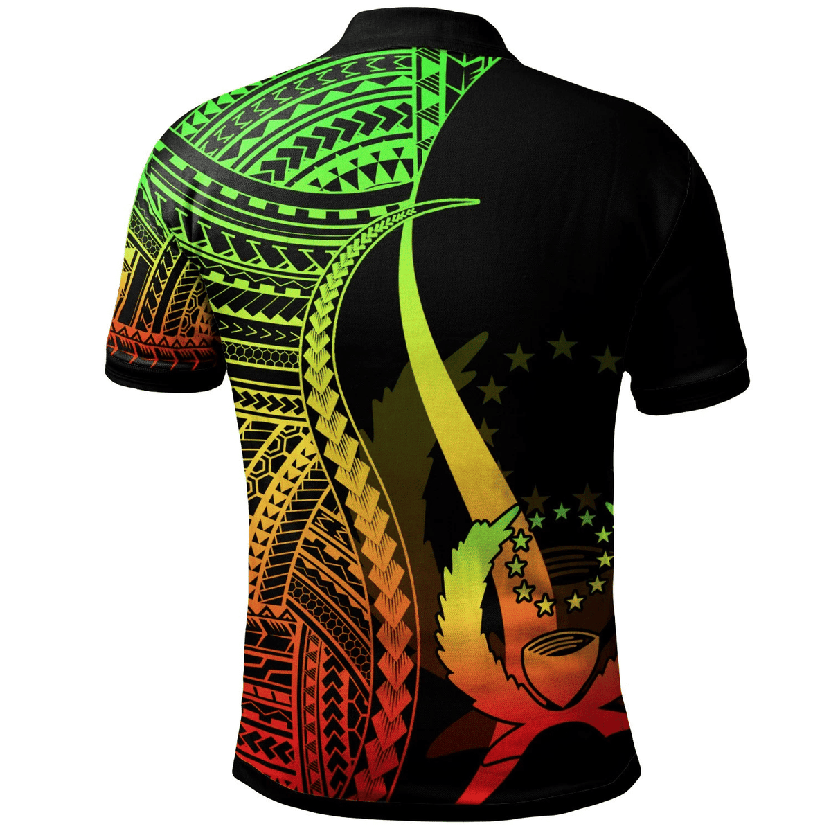 Polynesian Pride Apparel Pohnpei Polo Shirt Reggae Polynesian Tentacle Tribal Pattern - Polynesian Pride