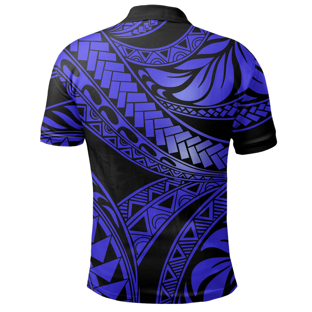 Polynesian Pride Apparel Polo Shirt Tribal Polynesian Blue Ali Style Polo Shirt - Polynesian Pride