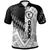 Polynesian Pride Apparel Chuuk Polo Shirt Symmetry Style Unisex Black - Polynesian Pride