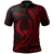 Polynesian Pride Apparel Pohnpei State Polo Shirt Red Wings Style Unisex Black - Polynesian Pride