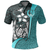 Polynesian Pride Apparel Pohnpei Micronesian Polo Shirt Turquoise Turtle With Hook Unisex Turquoise - Polynesian Pride