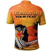 Polynesian Pride Apparel Personalize American Samoa Polo Shirt Taema II Leo - Polynesian Pride