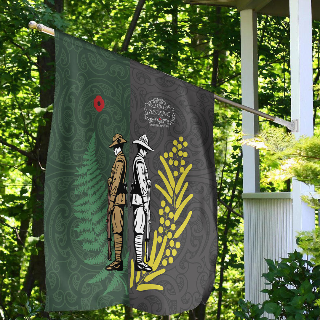 Polynesian Pride Flag - Anzac Spirit Lest We Forget Flag - Polynesian Pride