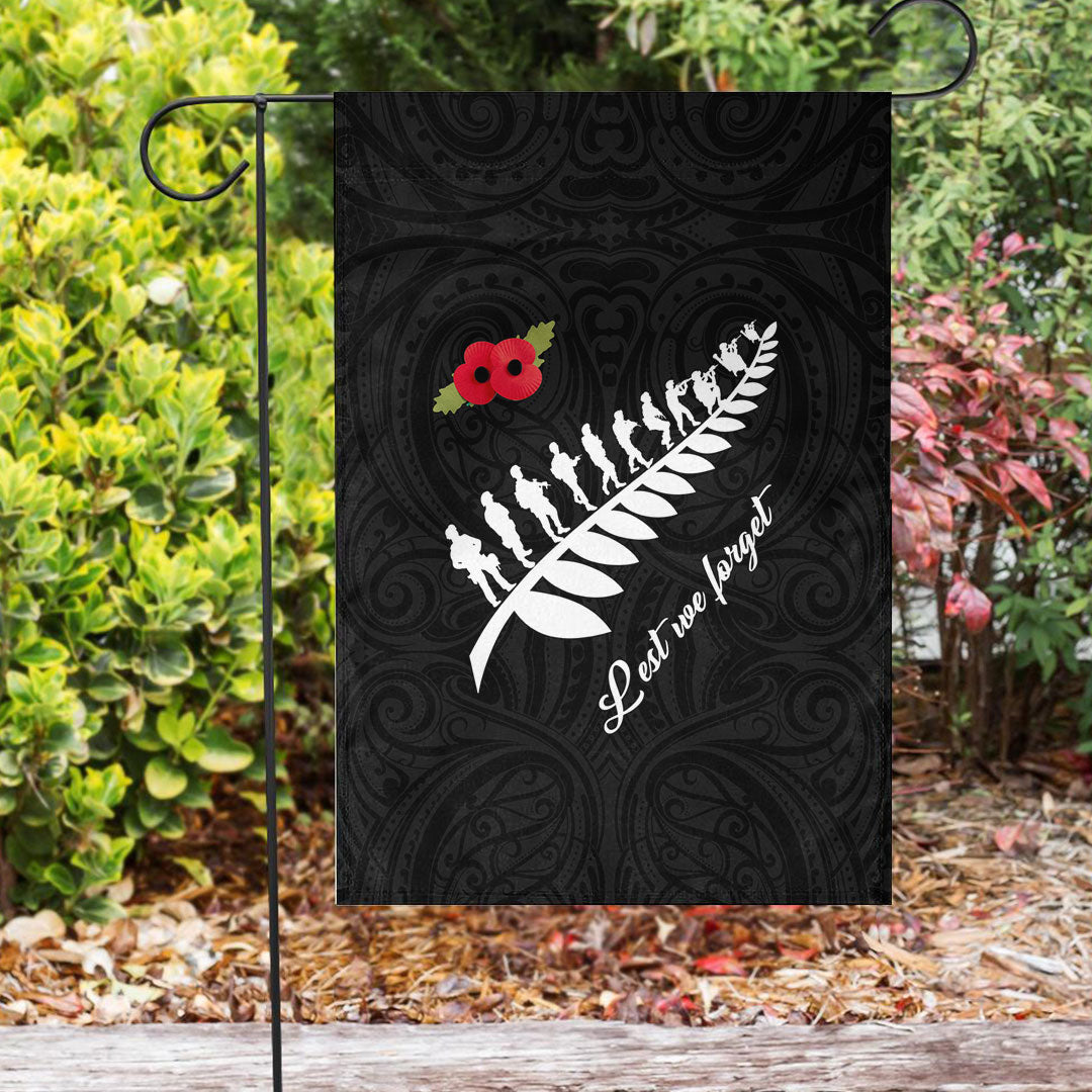 Polynesian Pride Flag - Anzac Fern Lest We Forget Flag - Polynesian Pride