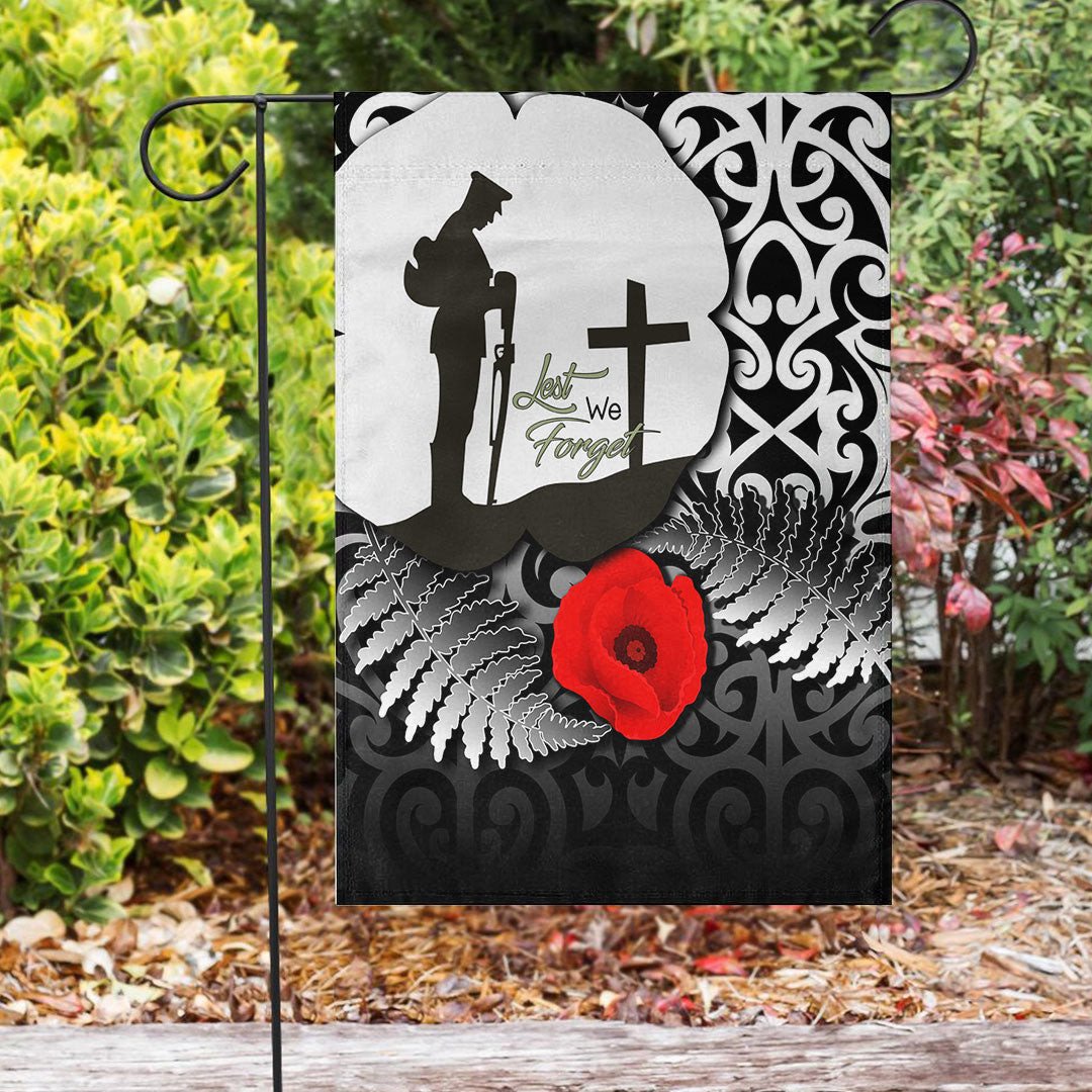 Polynesian Pride Flag - (Custom) Anzac Day Poppy Remembrance Flag - Polynesian Pride