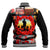 Polynesian Pride Clothing - Anzac Day Lest We Forget Banner Baseball Jacket - Polynesian Pride