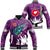 Polynesian Pride Clothing - (Custom) New Zealand Anzac Walking In The Sun Purple Baseball Jacket Unisex Black - Polynesian Pride