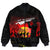 Polynesian Pride Clothing - Anzac Lest We Forget Sun Bomber Jacket Unisex Black - Polynesian Pride