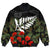 Polynesian Pride Clothing - New Zealand Anzac Lest We Forget Poppy Camo Bomber Jacket Unisex Black - Polynesian Pride