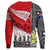 Polynesian Pride Clothing - Australia Indigenous & New Zealand Maori Anzac (Red) Sweatshirt - Polynesian Pride