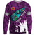 Polynesian Pride Clothing - (Custom) New Zealand Anzac Walking In The Sun Purple.Sweatshirt - Polynesian Pride