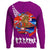 Polynesian Pride Clothing - New Zealand Anzac Red Poopy Purple.Sweatshirt - Polynesian Pride