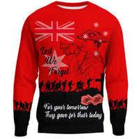 Polynesian Pride Clothing - Lest We Forget For Those Who Leave Never To Return.Sweatshirt - Polynesian Pride