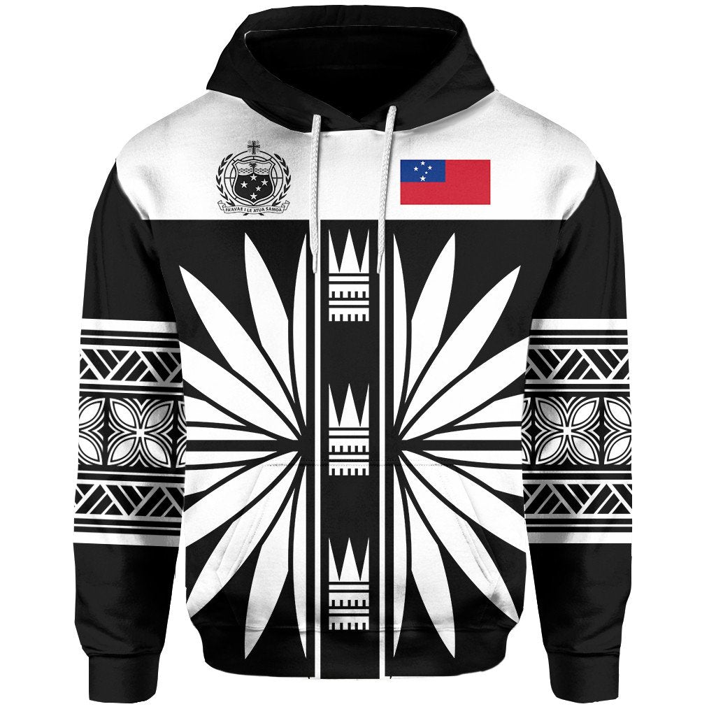 Polynesian Pride Hoodie Samoa Black Saturday Hoodie LT10 Black - Polynesian Pride