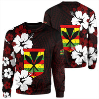 Polynesian Pride Sweatshirt - Hawaii Kanaka Hibiscus Style Sweatshirt LT10 - Polynesian Pride