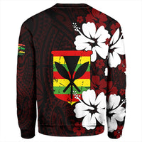 Polynesian Pride Sweatshirt - Hawaii Kanaka Hibiscus Style Sweatshirt LT10 - Polynesian Pride