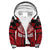 Polynesian Pride Hoodie - Personalized Hawaiian High Kahuku Sherpa Hoodie LT10 Unisex Red - Polynesian Pride
