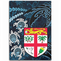 Polynesian Pride Home Set - Fiji Coat of Arms Turtle Palm Tree Area Rug LT10 - Polynesian Pride