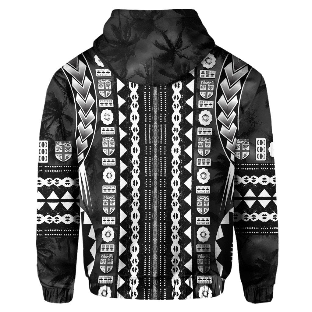 Polynesian Pride Hoodie Fiji Masiterpiece Coconut Tree Pullover Hoodie LT10 - Polynesian Pride