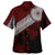 Polynesian Pride Shirt - Fiji Masa Paint Style Beach Shirt LT10 Unisex Red - Polynesian Pride