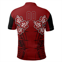 Polynesian Pride Apparel Custom Hawaii Spearhead Hibiscus Polynesian Polo Shirt LT10 - Polynesian Pride