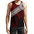 Polynesian Pride Tank Top - Fiji Masa Paint Style Tank Top LT10 Red - Polynesian Pride