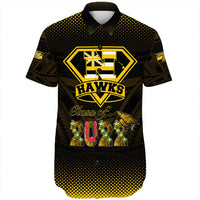 Polynesian Pride Shirt - Personalized Hawaii Class Of Nanakuli Golden Hawks Short Sleeve Shirt LT10 Unisex Black - Polynesian Pride